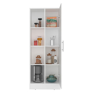 English Elm Flovilla Tall Storage Cabinet with Open Shelves and Closed Compartment for Home Office B097P474299
