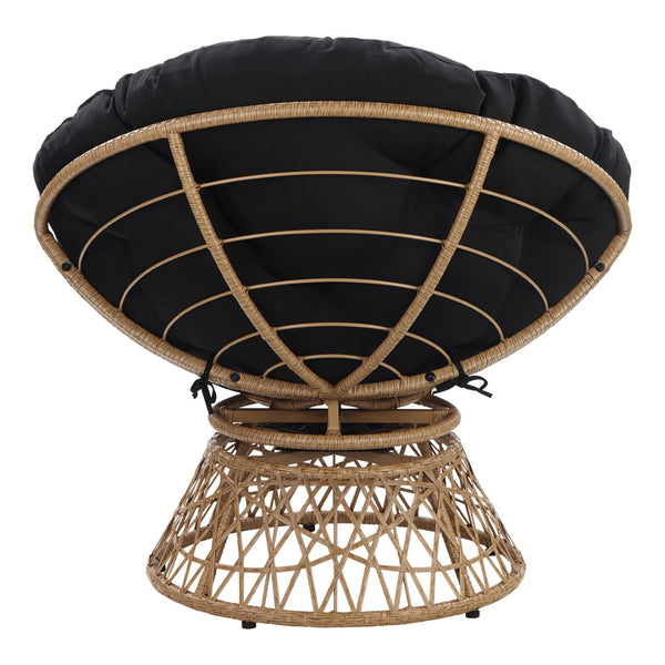 OSP Home Furnishings Papasan Chair Black