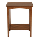 OSP Home Furnishings Sierra Side Table Ash Finish