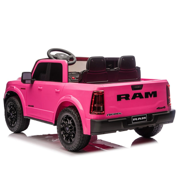 English Elm 24v Dodge Ram 2500 Licensed Kids Ride on Truck with Remote Dual Motors Suspension W1578P305882