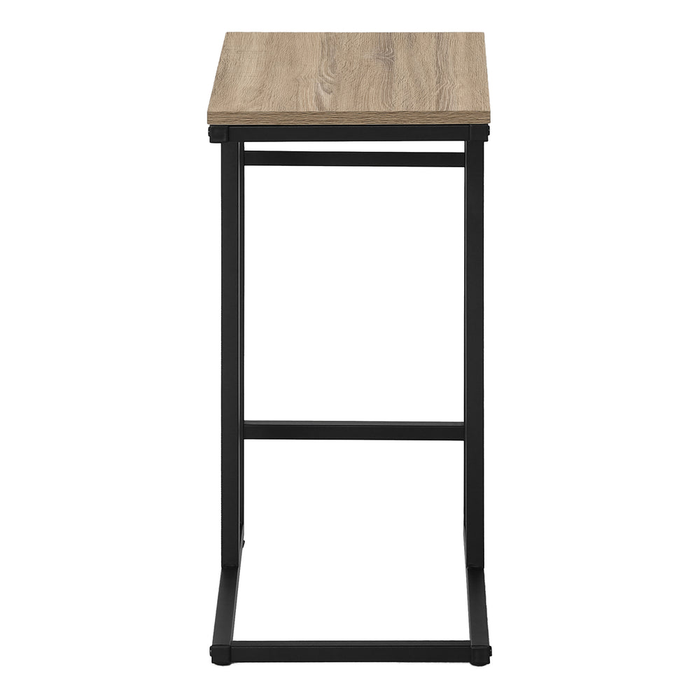English Elm Accent Table - Contemporary C-Shaped Design For Living Room, Bedroom, Or Office - Versatile & Chic! B2710P218972