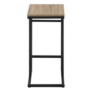 English Elm Accent Table - Contemporary C-Shaped Design For Living Room, Bedroom, Or Office - Versatile & Chic! B2710P218972
