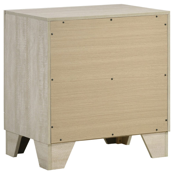 English Elm Pierce Queen Bedroom Set with Led Headboard Diamond Embossed High Gloss Finish B062S01770