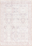 Unique Loom Timeless Paul Machine Made Medallion Rug Gray, Beige/Ivory 7' 7" x 10' 6"