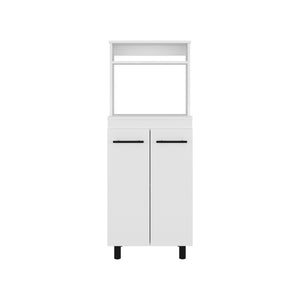 English Elm Alani Freestanding Kitchen Storage Cabinet with Microwave Shelf and Enclosed Pantry Space B070P474239
