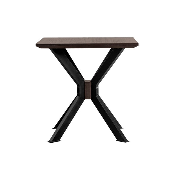 English Elm Pirate Acacia Wood End Table with Metal Frame Industrial Living Room Side Accent B2736P464868