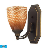 Mix and Match Vanity 5'' Wide 1-Light Vanity Light - Aged Bronze 570-1B-C-LED Elk Lighting