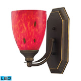 Mix and Match Vanity 5'' Wide 1-Light Vanity Light - Aged Bronze 570-1B-FR-LED Elk Lighting