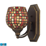 Mix and Match Vanity 5'' Wide 1-Light Vanity Light - Aged Bronze 570-1B-MLT-LED Elk Lighting