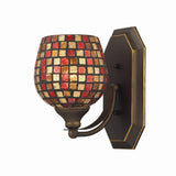 Mix and Match Vanity 5'' Wide 1-Light Vanity Light - Aged Bronze 570-1B-MLT Elk Lighting