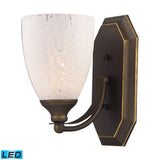 Mix and Match Vanity 5'' Wide 1-Light Vanity Light - Aged Bronze 570-1B-SW-LED Elk Lighting