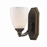 Mix and Match Vanity 5'' Wide 1-Light Vanity Light - Aged Bronze 570-1B-SW Elk Lighting