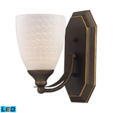 Mix and Match Vanity 5'' Wide 1-Light Vanity Light - Aged Bronze 570-1B-WS-LED Elk Lighting