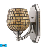 Mix and Match Vanity 5'' Wide 1-Light Vanity Light - Polished Chrome 570-1C-GLD-LED Elk Lighting