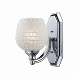 Mix and Match Vanity 5'' Wide 1-Light Vanity Light - Polished Chrome 570-1C-WHT Elk Lighting