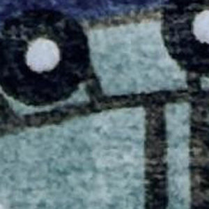 HomeRoots 5' Playful Transportation Youthful Area Rug in Gray, Brown & Blue - Durable, Soft, Easy Care Design 5' X 8' 570000