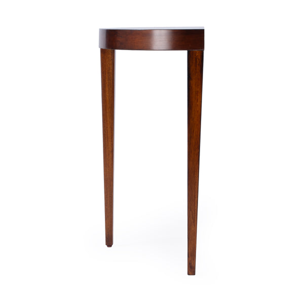 Butler Specialty Ingrid Elegant Demilune Console Table With Stunning Veneer And Solid Wood Legs For Lasting Durability Medium Brown Poplar Wood,Veneer,Fiberboard 5700011-butler
