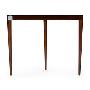 Butler Specialty Ingrid Elegant Demilune Console Table With Stunning Veneer And Solid Wood Legs For Lasting Durability Medium Brown Poplar Wood,Veneer,Fiberboard 5700011-butler