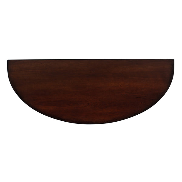 Butler Specialty Ingrid Elegant Demilune Console Table With Stunning Veneer And Solid Wood Legs For Lasting Durability Medium Brown Poplar Wood,Veneer,Fiberboard 5700011-butler