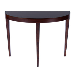 Ingrid 36 in. Demilune Wood Console Table 5700024 Brown Butler Specialty