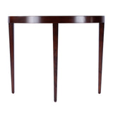 Ingrid 36 in. Demilune Wood Console Table 5700024 Brown Butler Specialty