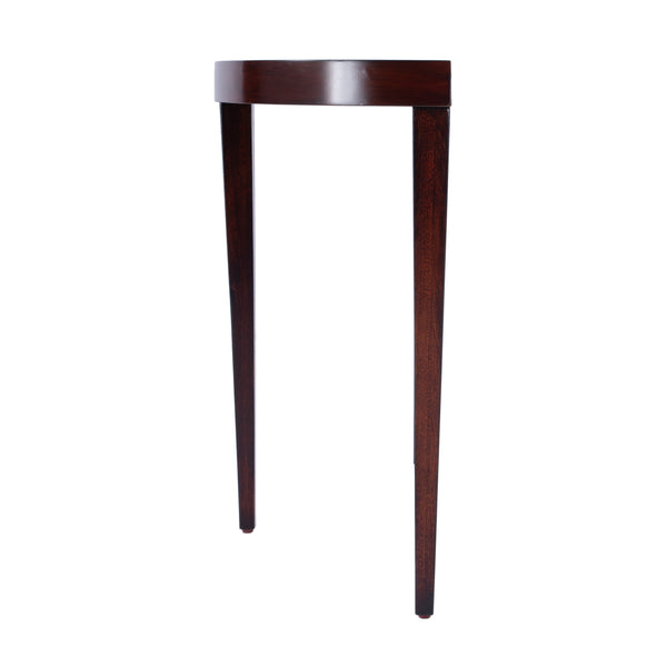 Ingrid 36 in. Demilune Wood Console Table 5700024 Brown Butler Specialty