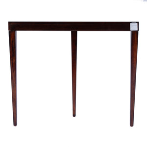 Ingrid 36 in. Demilune Wood Console Table 5700024 Brown Butler Specialty