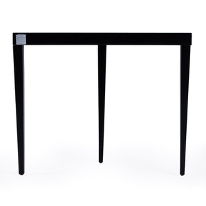 Butler Specialty Ingrid Elegant Demilune Console Table With Stunning Veneer And Solid Wood Legs For Lasting Durability Black Poplar Wood,Veneer,Fiberboard 5700111-butler