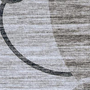 HomeRoots 8' Playful Beige and Gray Juvenile Animals Area Rug for Kids' Rooms - Soft, Durable, Easy Care 8' X 11' 570014