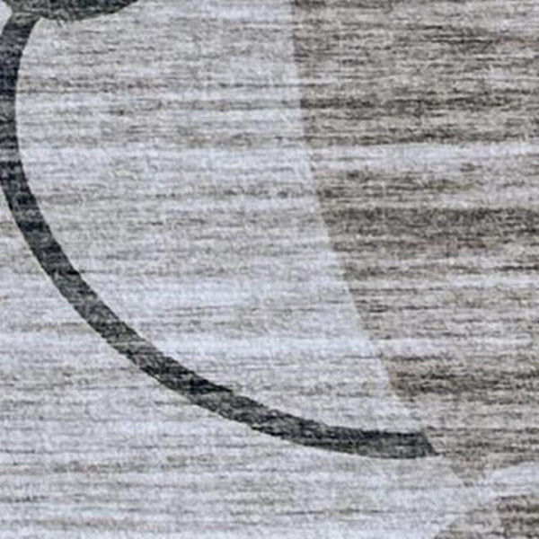 HomeRoots 8' Playful Beige and Gray Juvenile Animals Area Rug for Kids' Rooms - Soft, Durable, Easy Care 8' X 11' 570014