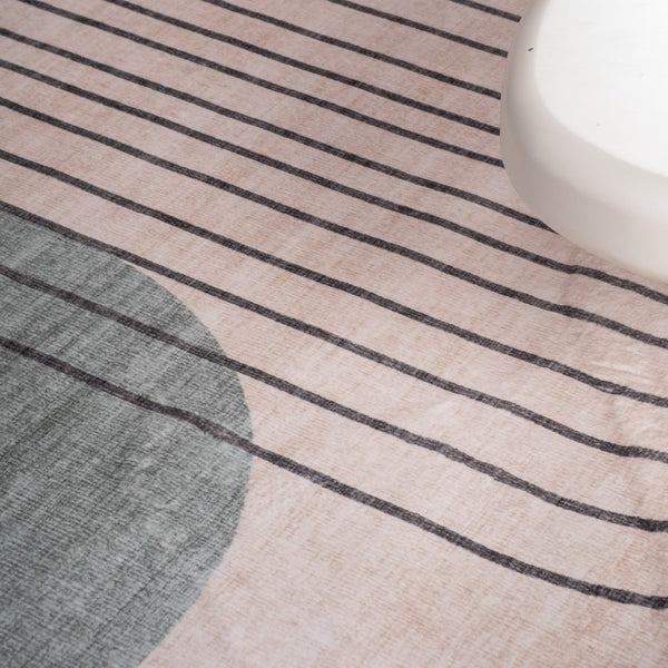 HomeRoots 5' X 8' Beige Brown and Green Abstract Area Rug – Stylish, Durable, Stain-Resistant for Any Room! 570052