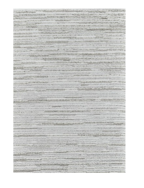 HomeRoots 8' Gray Abstract Area Rug - Modern Textured Design for Elegant Home Décor & Busy Households 8' X 11' 570070