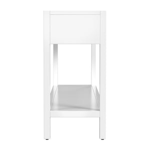 Butler Specialty Lark Rectangular Wood Console Table With Elegant Design, 2 Drawers And Open Shelf For Storage White Acacia Solids,Mdf,Acacia Veneers 5701304-butler