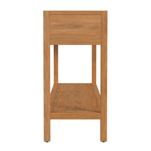 Butler Specialty Lark Rectangular Wood Console Table With Elegant Design, 2 Drawers And Open Shelf For Storage Light Brown Pine Solids,Mdf,Pine Veneers 5701312-butler