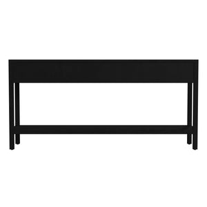 Butler Specialty Company Lark 65 In. W Elegant Wood Console Table With 3 Drawers And Shelf Storage Black Acacia Solids,Mdf,Acacia Veneers 5701432-butler