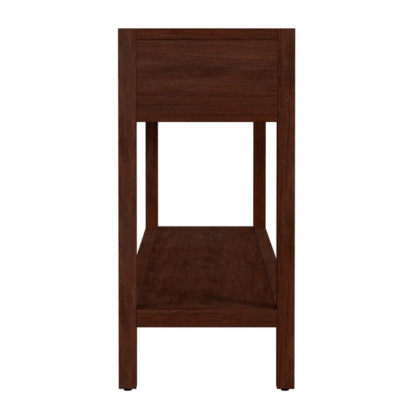 Butler Specialty Company Lark 65 In. W Elegant Wood Console Table With 3 Drawers And Shelf Storage Medium Brown Acacia Solids,Mdf,Acacia Veneers 5701489-butler