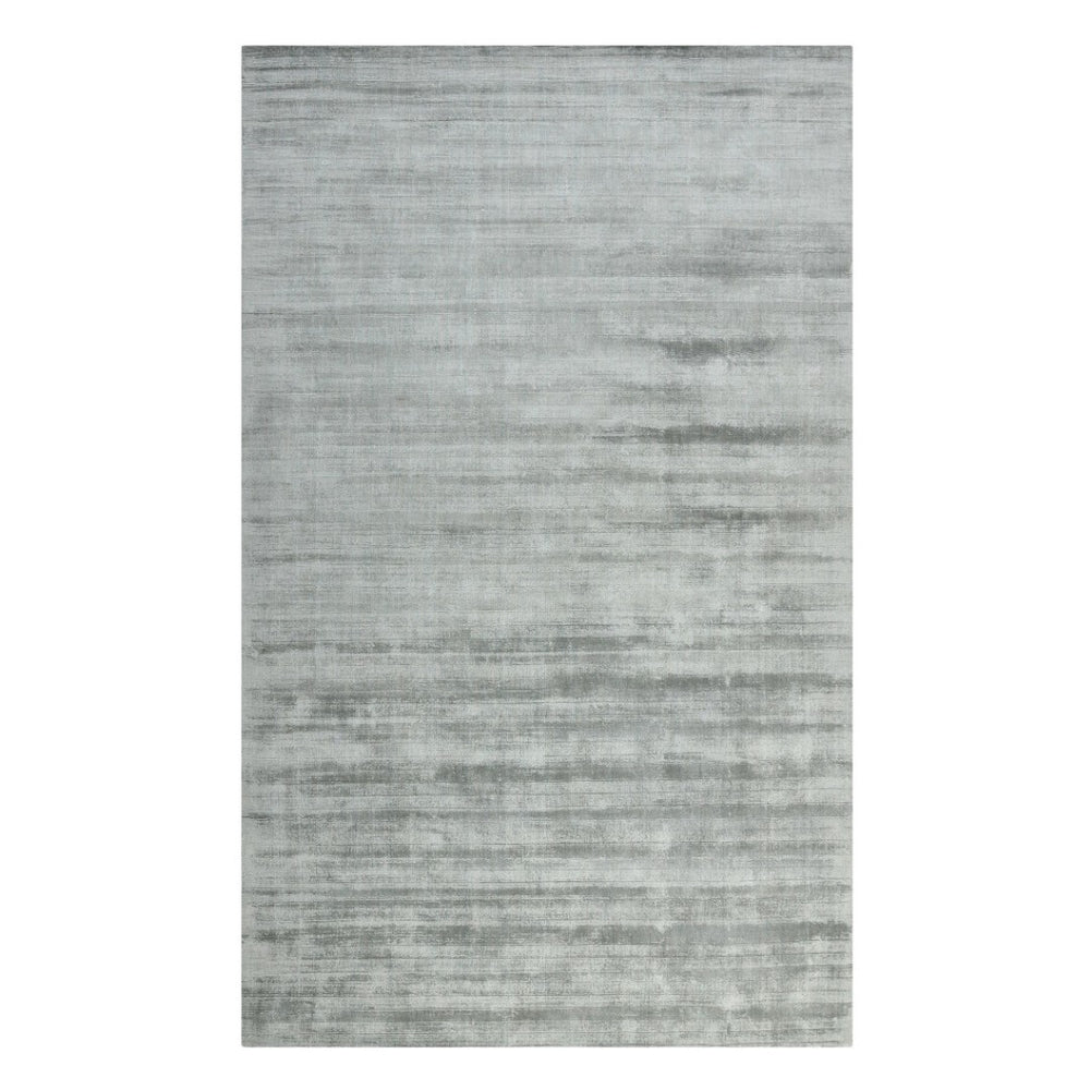 HomeRoots 4' Elegant Silver and Gray Abstract Hand-Woven Area Rug for Contemporary Home Décor and Comfort 10' X 14' 570211