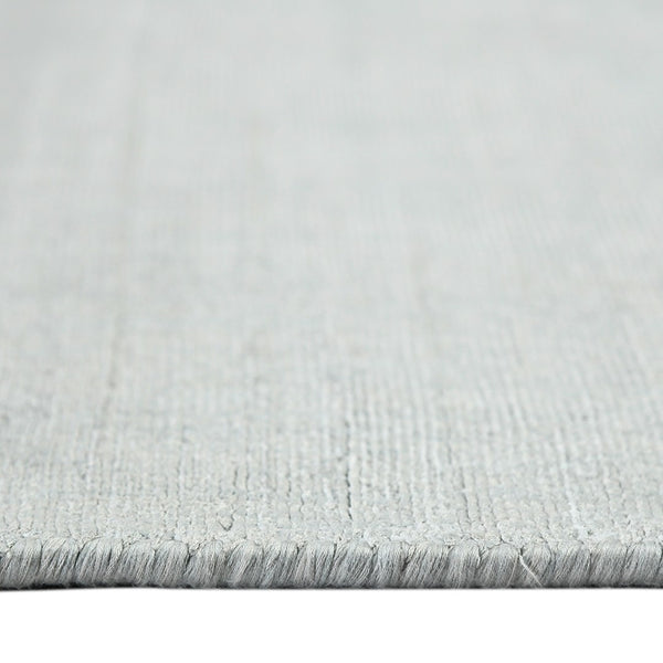 HomeRoots 4' Elegant Silver and Gray Abstract Hand-Woven Area Rug for Contemporary Home Décor and Comfort 10' X 14' 570211