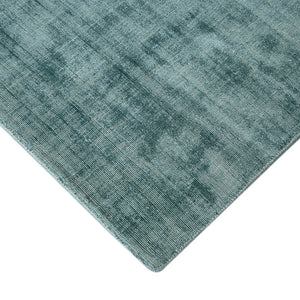 HomeRoots 4' Sea Green and Light Blue Abstract Hand-Woven Area Rug for Luxurious, Modern Home Décor 5' X 8' 570214