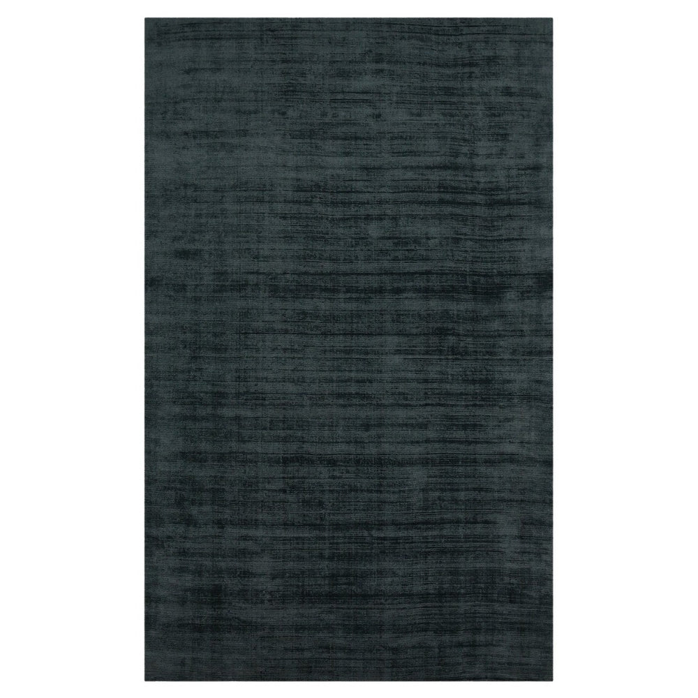 HomeRoots 4' Charcoal and Black Abstract Hand-Woven Area Rug – Elegant Texture for Modern Spaces and Comfort 4' X 6' 570219