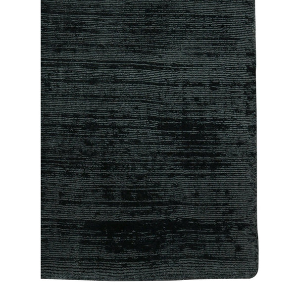 HomeRoots 4' Charcoal and Black Abstract Hand-Woven Area Rug – Elegant Texture for Modern Spaces and Comfort 5' X 8' 570220