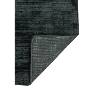 HomeRoots 4' Charcoal and Black Abstract Hand-Woven Area Rug – Elegant Texture for Modern Spaces and Comfort 8' X 10' 570221