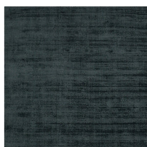 HomeRoots 4' Charcoal and Black Abstract Hand-Woven Area Rug – Elegant Texture for Modern Spaces and Comfort 8' X 10' 570221