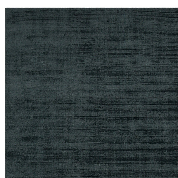 HomeRoots 4' Charcoal and Black Abstract Hand-Woven Area Rug – Elegant Texture for Modern Spaces and Comfort 8' X 10' 570221