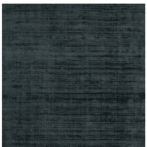 HomeRoots 4' Charcoal and Black Abstract Hand-Woven Area Rug – Elegant Texture for Modern Spaces and Comfort 9' X 12' 570222
