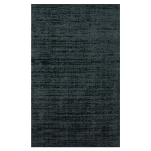 HomeRoots 4' Charcoal and Black Abstract Hand-Woven Area Rug – Elegant Texture for Modern Spaces and Comfort 9' X 12' 570222