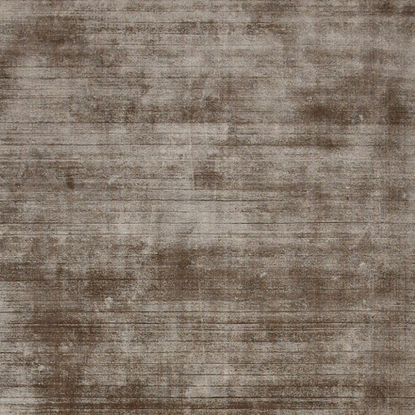 HomeRoots 4' Hand-Woven Brown and Gray Abstract Area Rug – Soft Viscose, Contemporary Elegance for Any Space 8' X 10' 570227