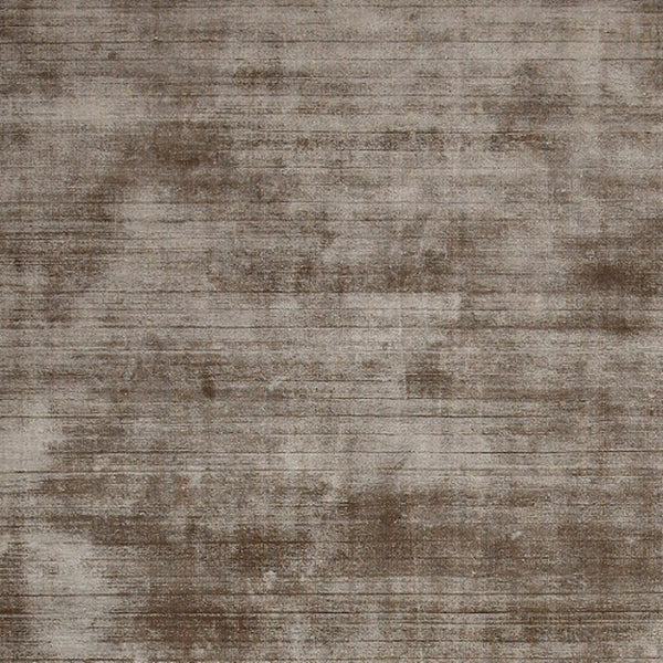 HomeRoots 4' Hand-Woven Brown and Gray Abstract Area Rug – Soft Viscose, Contemporary Elegance for Any Space 9' X 12' 570228