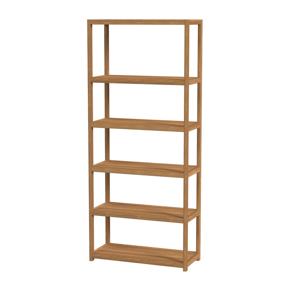 Butler Specialty Lark 4-tier Etagere Bookshelf - Stylish And Modern Storage Solution For Your Living Space Or Office Light Brown Pine Wood,Mdf,Pine Veneer 5702312-butler