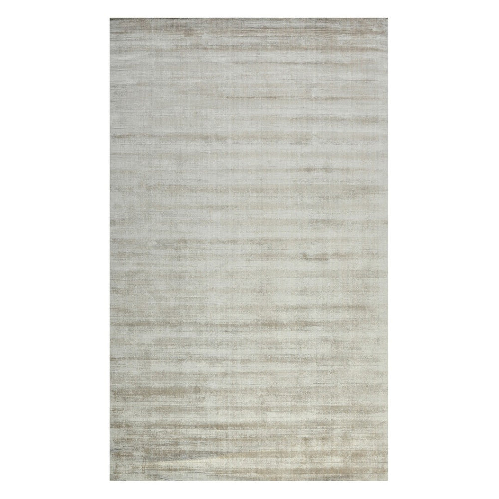 HomeRoots 4' Hand-Woven Ivory and Gray Abstract Area Rug – Modern Sophistication for Any Space, Durable Elegance 4' X 6' 570231